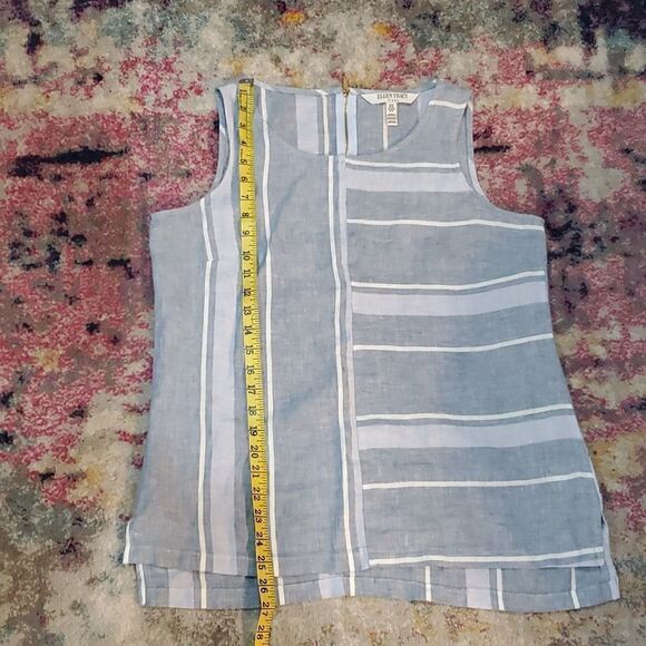 Striped Linen Tank Top  - Picture 8 of 8